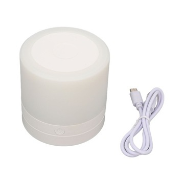 Lampka nocna Ciepła biała dioda LED RGB USB na biurko do czytania na V0