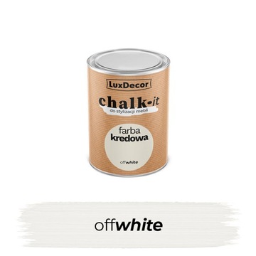 LUXDECOR FARBA KREDOWA CHALK-IT 0,75L OFFWHITE