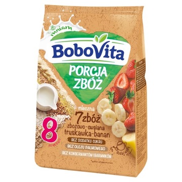 BoboVita truskawka banan 210g 8msc+