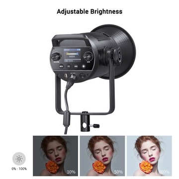 Godox Studio LED Video Light Zoomable Photography