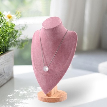 Stojak na naszyjniki, stojak na naszyjniki, aksamitny, wolnostojący L