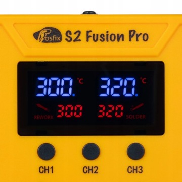 ПАЯЛЬНАЯ СТАНЦИЯ ROSFIX S2 FUSION PRO 760W 2В1 ГОРЯЧИЙ ВОЗДУХ 16В1 СВАРКА