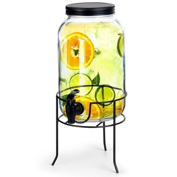 Банка с краном и подставкой 3л на свадьбу, день рождения, вечеринку на природе.
