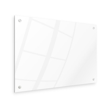 Panel szklany do kuchni BIAŁY lakierowany 70x50cm