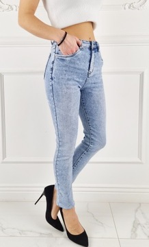 КЛАССИЧЕСКИЕ ЖЕНСКИЕ ДЖИНСЫ SKIN – СИНИЙ ФИТ