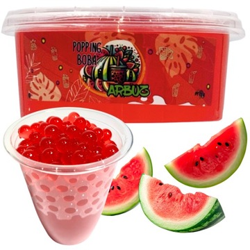 Kulki do Bubble tea Popping Boba 450 g ARBUZOWE