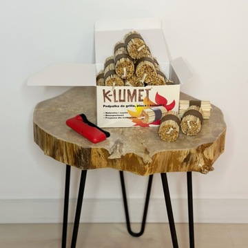 Podpałka do grilla kominka pieca Rozpałka Ekologiczna K-LUMET 26 szt.