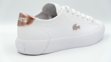 Buty tenisówki sportowe LACOSTE Gripshot WHT/LT PNK roz.35,5