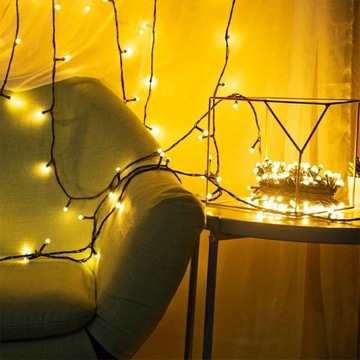 Елочные гирлянды 100 светодиодов 4м РАЗНОЦВЕТНЫЕ