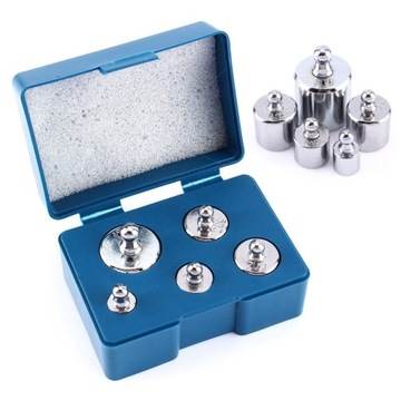 ZESTAW ODWAŻNIKI KALIBRACYJNE WZORCÓW MASY 100g