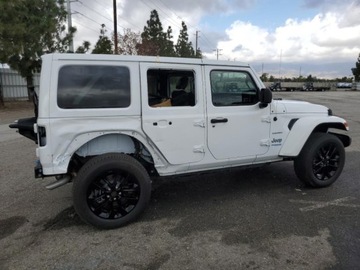 Jeep Wrangler IV 2022 Jeep Wrangler UNLIMITED SAHARA 4XE 2022, od ubezpieczalni 2.0 Hybryda 375KM, zdjęcie 4