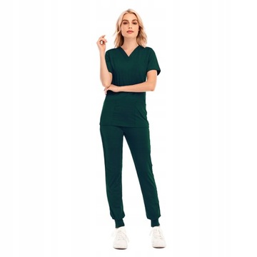 KOMPLET MEDYCZNY KOSZULKA SPODNIE UNIFORM DAMSKI