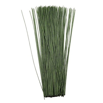 100 szt. 24cm kwiatowy drut łodygowy ręcznie robiony bukiet łodygowy kwiato