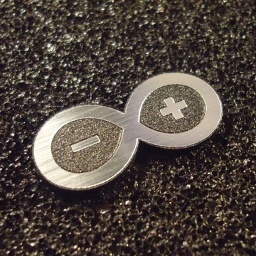 Arduino Logo naklejka emblemat 25 x 12 mm 423c