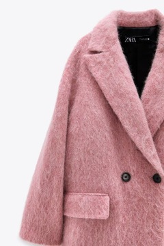 wełniany płaszcz z limitowanej edycji Zara M