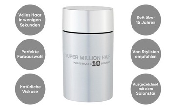 WŁÓKNA DO ZAGĘSZCZENIA WŁOSÓW KOLOR CZARNY