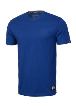 PIT BULL t-shirt koszulka NO LOGO niebieska S