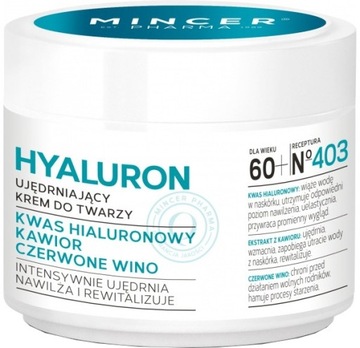 MINCER PHARMA KWAS HIALURON KREM nawilżający 60+