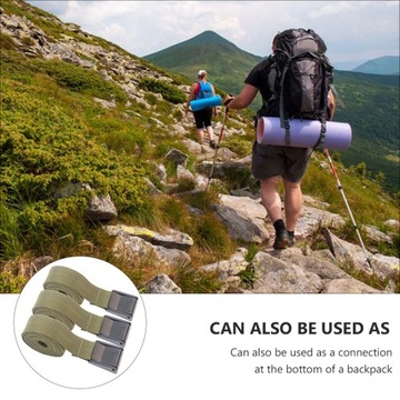 Ремень для багажа с храповым механизмом и пряжкой, 3 шт.