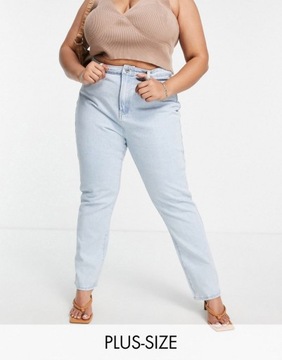 PLUS SIZE SPODNIE JEANSOWE NIEBIESKIE 48 1XMI