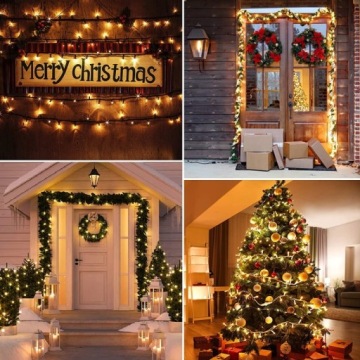 Светодиодные елочные гирлянды на открытом воздухе и в помещении 200LED 8 MODES 14m