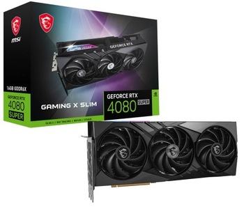 Karta graficzna MSI RTX 4080 SUPER 16GB GAMING X SLIM GDDR6X 256bit