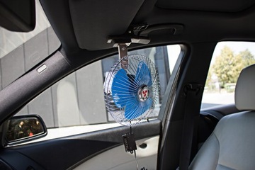 МЕТАЛЛИЧЕСКИЙ ВЕНТИЛЯТОР 12 В С ЗАЖИМОМ - 6 ВРАЩАЮЩИХСЯ ВЕНТИЛЯТОР 6 ДЮЙМОВЫЙ ВЕНТИЛЯТОР