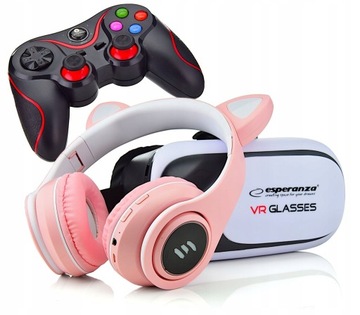 PREZENT NA GWIAZDKĘ GOGLE VR 360+GAMEPAD BT