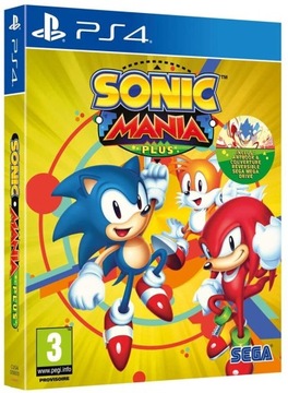 SONIC MANIA PLUS + ARTBOOK NOWA GRA PS4 / PS5 - Płyta Blu-ray