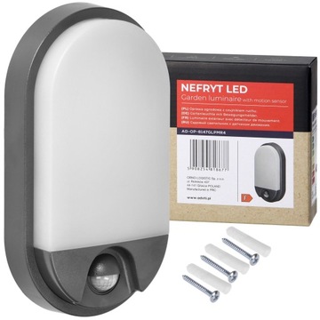 Lampa Zewnętrzna Elewacyjna Czujnik Ruchu LED 15W