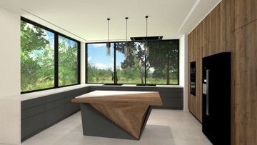 Дизайн кухни + чертежи для плотника