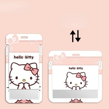 Набор держателей для карточек Sanrio Cute Girl Heart Hello Kitty, удостоверение личности врача и медсестры