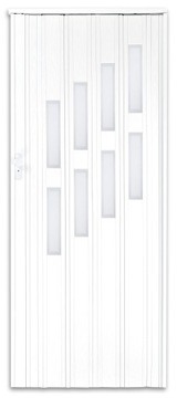 DRZWI HARMONIJKOWE ST14-A KOLOR BIAŁY 101 CM