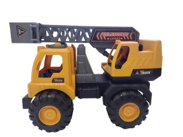 POJAZD AUTO BUDOWLANE Z DRABINĄ DŹWIG 26 CM