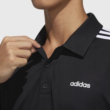 Koszulka Polo Męska Adidas Treningowa Czarna Sportowa L