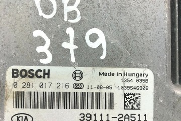 JEDNOSTA ŘÍDÍCÍ MOTORU ECU KIA PRO CEED (ED) 391112A511 2010