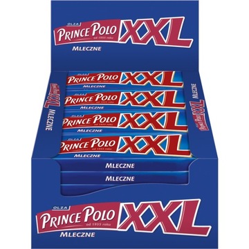 Wafelek PRINCE POLO MLECZNE XXL 50 g 28 szt