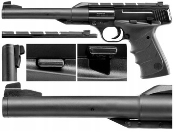 Pistolet wiatrówka Browning Buck Mark URX 4,5 mm Diabolo MOCNA