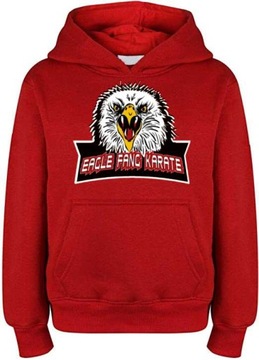 Bluza z kapturem Cobra Kai karate kid serial orzeł
