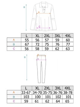 Wygodna Bawełniana Modna Kobieca PIŻAMA Plus Size