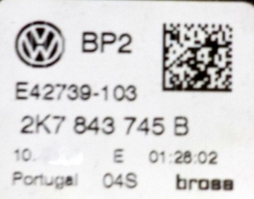 VW CADDY 6 LEVÝ MOTOR DVEŘE POSUVNÝCH 2K7843745B NOVÝ