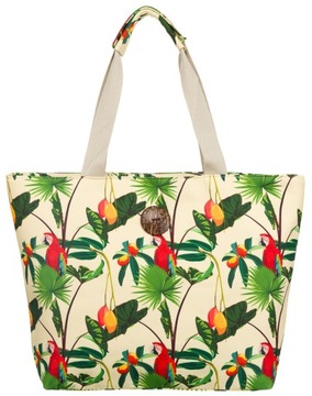 Torba damska shopper bag duża pojemna torebka plażowa zakupowa na ramię