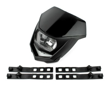 ОБТЕКАТЕЛЬ МОТОЦИКЛА С ПЕРЕДНЕЙ ФАРОЙ, ЧЕРНЫЙ