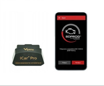 VGATE ICAR PRO BT4.0 ELM327 SDPROG Android iOS Win