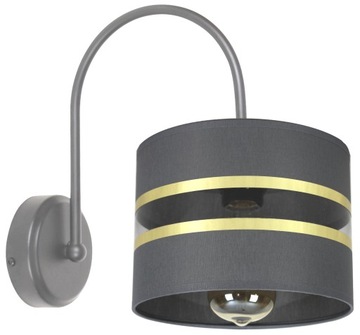 KINKIET PLAFON ŚCIENNY LAMPA EDISON CIEN LED ZŁOTO