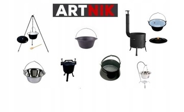 Казан с венгерской эмалью 10 РЕГУЛИРУЕМАЯ ПОДСТАВКА