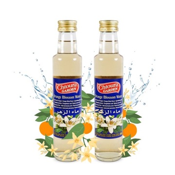 2x WODA KWIATOWA KWIAT POMARAŃCZY 250ML CHTOURA BLOSSOM ZESTAW