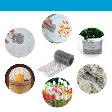 Сетка грызунов, металлическая сетка из нержавеющей стали, для сада