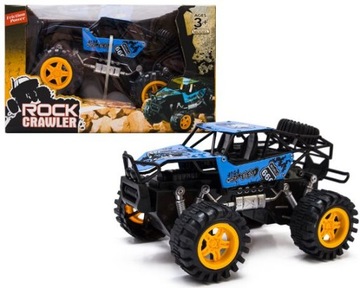 Samochód terenowy off road auto z napędem friction NIEBIESKI