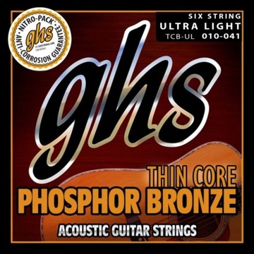 GHS THINCORE PHOSPHOR BRONZE TCB-UL STRUNY AKUSTYK
